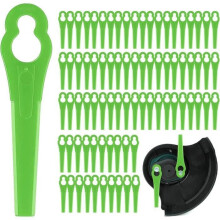 Ersatzklingen aus Kunststoff – 100er-Packung – 83 mm – Lochdurchmesser 7/12 mm – Grün