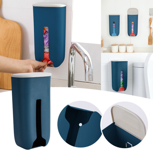 TAKTUK plastic bag holder wall-mounted kitchen organizer