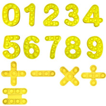 Number-Shaped Decompressing Toy Set 0-9 Educational Sensory