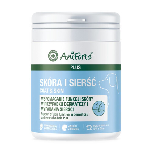 ANIFORTE Skin and coat - supplements for dogs - 90 tablets 1