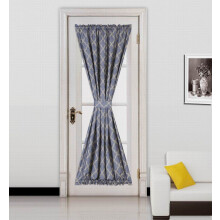 French Door Curtain Panel Blackout Thermal 55" x 72" Linen