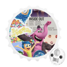 Ouvre-bouteille magnétique Inside Out avec aimants pour réfrigérateur - Idée cadeau originale pour les amateurs de camping - Gadget sympa pour