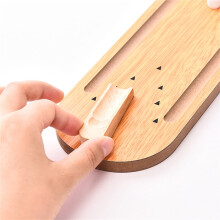 Tutuviw wooden tabletop bowling set with 10 pins and metal