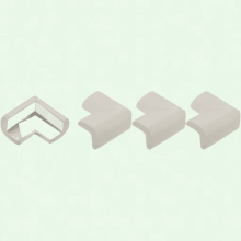 Foam Corner Guards L-Shaped Gray 12 Pack 55mm