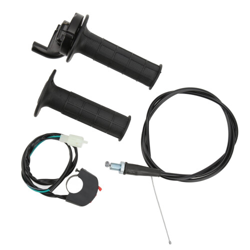 Tebru throttle cable 7/8 inch twist grip with kill switch