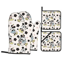 Mickey Mouse oven mitts and potholders set 4 pcs