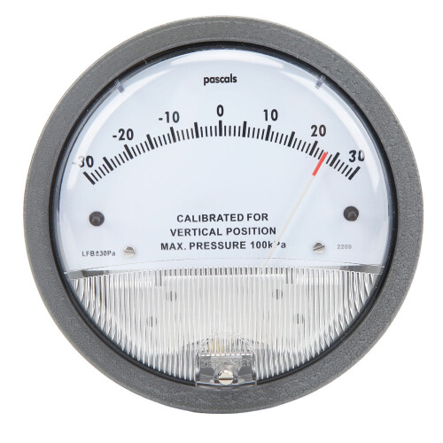 Differential Pressure Gauge for Clean Room HVAC Filter