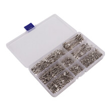 Safety Pins Stainless Steel 460 pcs 7 sizes