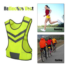 Safety Vest Fluorescent Yellow One Piece