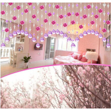 TAKTUK beaded curtain crystal pink 1 piece