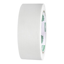 BookGuard 1-1/2 Zoll Vinyl-beschichtetes Baumwollbuchbindungsreparaturband, 15 Yard Rolle, Weiß