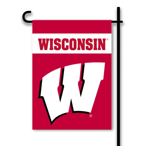 NCAA Wisconsin Badgers 2-seitige Gartenfahne