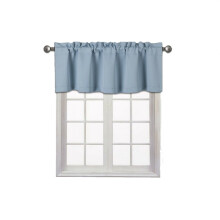 Light Blue Valance 54" W x 18" L Blackout Thermal Tier