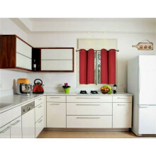 K54 Thermal Insulated Red Blackout Curtains for Bedroom, 2