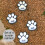 Lakeside Solar Paw Print Pathway Lights 4 Pack 2