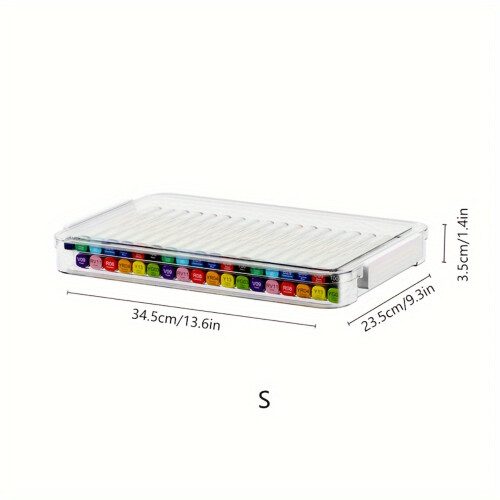 A4 Paper Organizer Transparent PET File Box 1pc 1