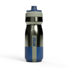 CamelBak Podium Steel Isolierte Fahrradtrinkflasche, Mercury Fog, 18oz