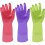 Rubber Dishwashing Gloves Medium 3 Pairs 1