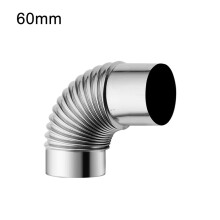 Kolanko kominowe 90 stopni ze stali nierdzewnej 60 mm 70 mm 80 mm
