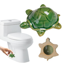 TAKTUK Turtle Ceramic Toilet Cover Standard Size