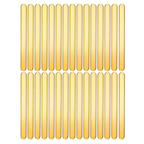 105pcs Gold Acrylic  Sticks, Reusable  Sticks for Cakesicle Sticks, Bulk Glitter  Sticks 1