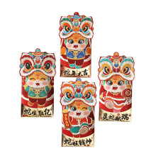 Chinese New Year Red Envelopes 2025 Snake Design 4 pcs