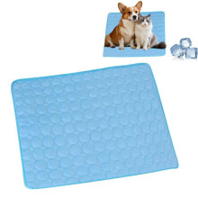 Tappetino rinfrescante blu per gatti, 70x55 cm, auto-rinfrescante per animali domestici fino a 15 kg – Cuscino estivo per cani e gatti