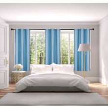 Blackout Thermal Window Curtains Light Blue 63 inch