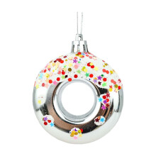 Donut Dessert Ornaments Set of 4, 3 inch