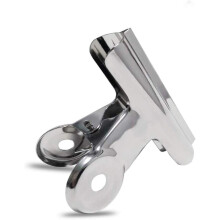 Sponky na papír Bulldog stříbrné kovové, 8 ks, 75 mm