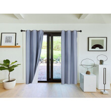 Bedroom Window Curtain Thermal Blackout Grommet Panel 95 in