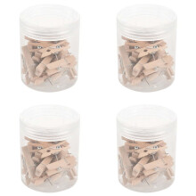 Chinchetas con clips de madera (80 unidades)