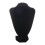 Mannequin bust jewelry display stand black XL 1