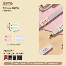 Papier étiquette thermique Niimbot à motifs pour formats B1/B21/B203/B3S