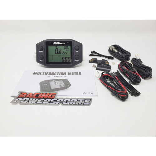 Digital Hour Meter Tachometer Multifunction 1pc