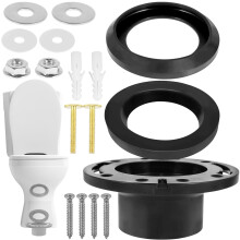 RV toilet seal kit black rubber 385345892