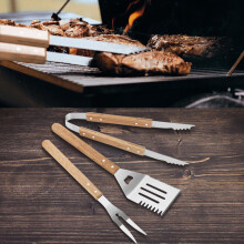 TAKTUK stainless steel grill tool set with handle 3-piece