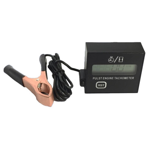 Motorcycle Tachometer Inductive Hour Meter 1-Pack