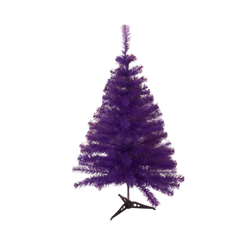 JeashCHAT Mini Christmas Tree 20 inch Purple Artificial