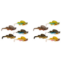 10X Soft Fishing Lure Soft Bait Lead Jig Dark Sleeper Swimbaits Soft Lure Fishing Lure Bass Shad for Fishing Perch