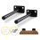 2pcs round concealed Floating Shelf Brackets Heavy Support Adjustable Wall Mount 1