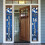 60th Birthday Decorations Blue Silver Balloon Banner 1