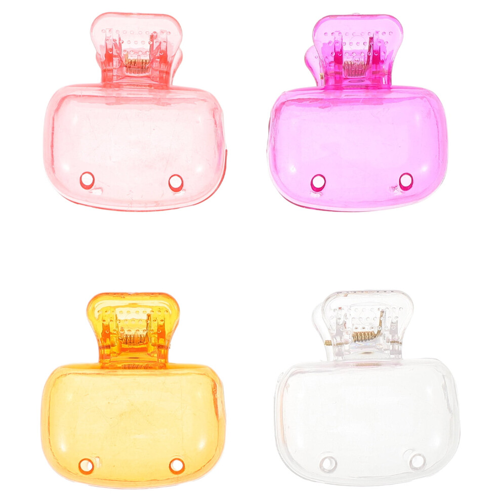 Toothbrush Head Covers Plastic Travel Caps 4pcs