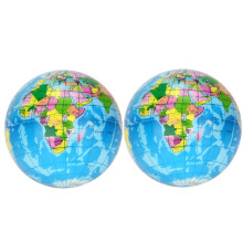 Stress Relief Toys for Adults Foam Globe Ball 2 pcs