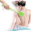 Body Brush with Long Handle for Back Scrubbing Rose Red 4