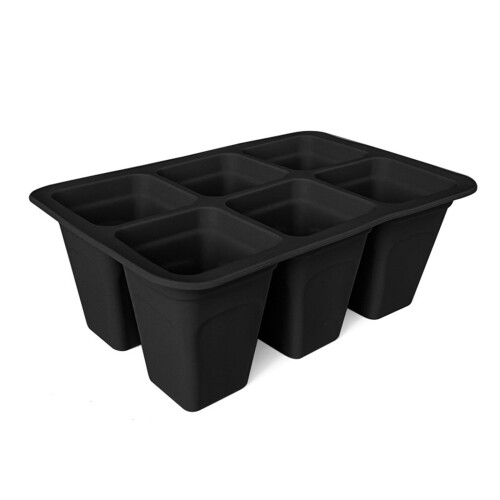 Tainini silicone seed starting tray reusable 6-cell
