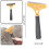 Portable glass floor tile scraper with 10 blades 1