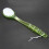 Body Bath Brush with Long Handle Green 4