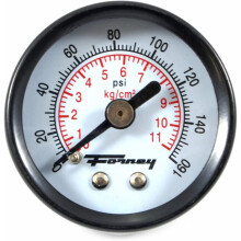 Pressure Gauge Rear Mount 1-1/2-Inch 0-160 PSI 2pcs