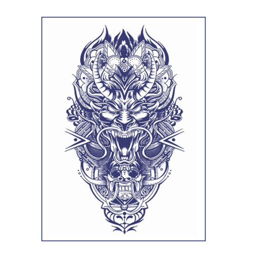 Fruit Juice Herb Temporary Tattoo Sticker Waterproof 1pc